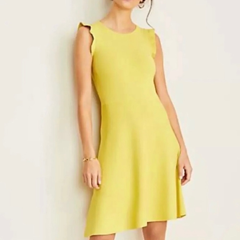 Ann Taylor - Flirty Yellow Flare Dress XS - NWTs! Spring is here!
